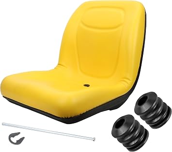 High Back Seat W/Springs Fits John Deere 415 425 445 455 S/N Above 070001 -
