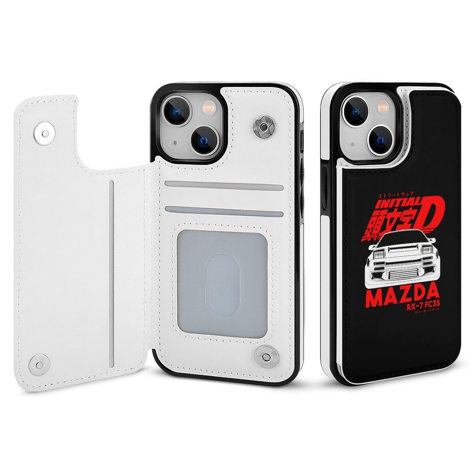Amazon.co.jp: iPhone14 ケース 手帳型 頭文字d イニシャル D