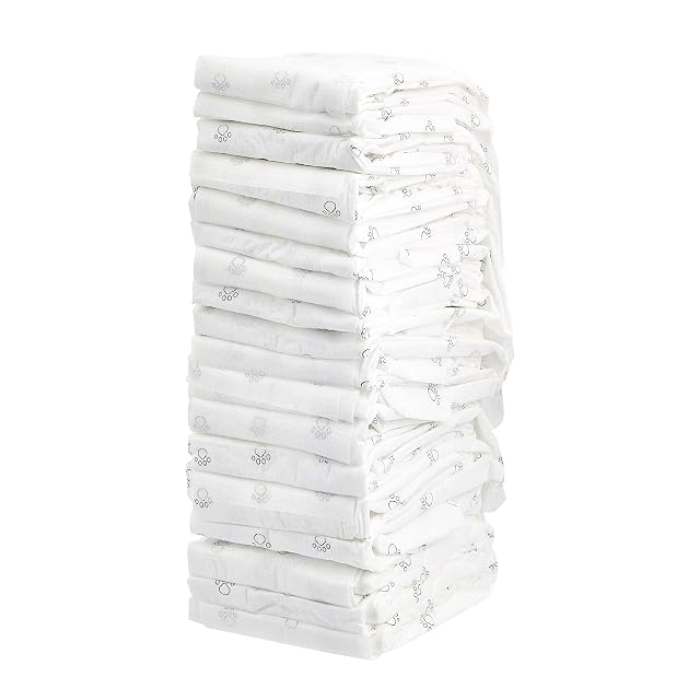 Foto 2 de 6 de Amazon Basics Pañales Desechables para Perros Macho, S, Paquete de 50, Color Blanco