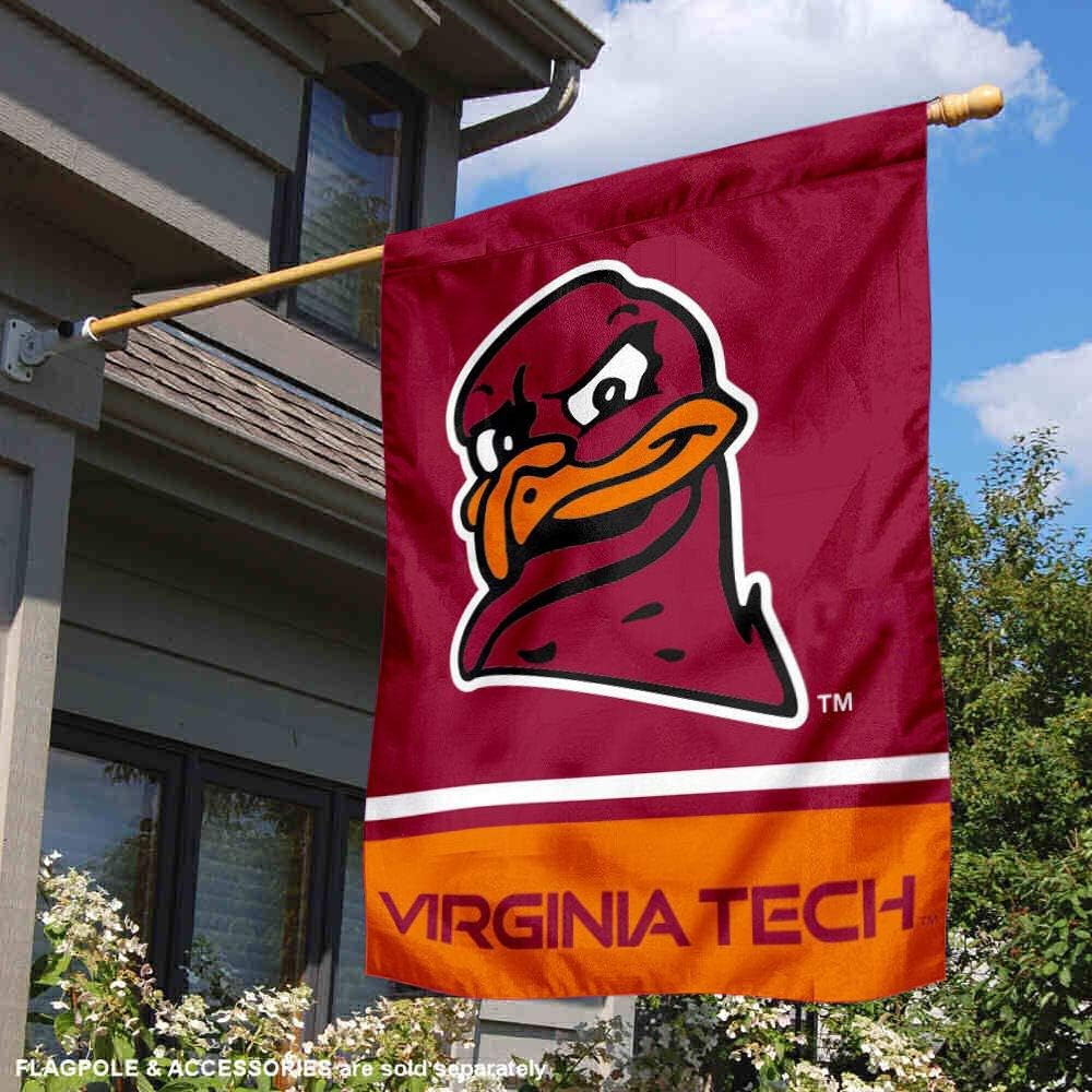 VA Tech Hokies Hokie Logo House Flag Banner - Image 2