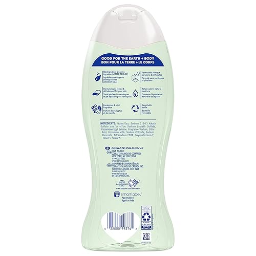 Miniatura 9 de Softsoap Jabón corporal de eucalipto y menta, gel de baño hidratante, 20 onzas, (paquete de 4)