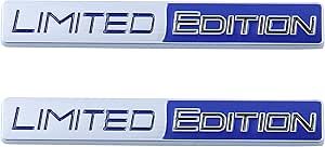 2PCS Performance Edition Emblem Sticker Badge Limited Edition Decal Fender Car Black For Car Motorcycle Truck Bike SUV - 201355758