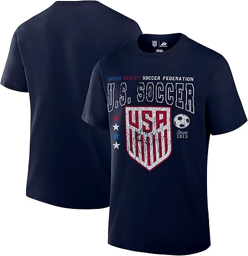 Miniatura 2 de Icon Sports Cuello redondo con licencia oficial de la Federación de Fútbol de EE. UU., unisex para adultos