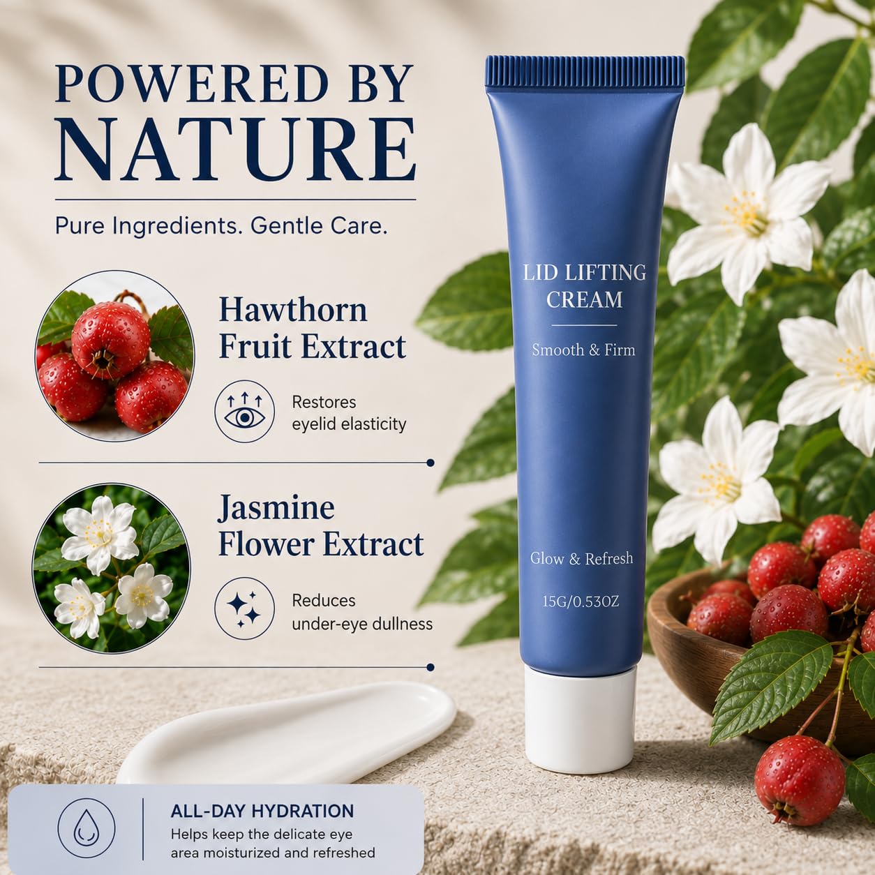 Lid Lifting Treatment – Eye Firming Serum for Sagging Eyelids & Wrinkles