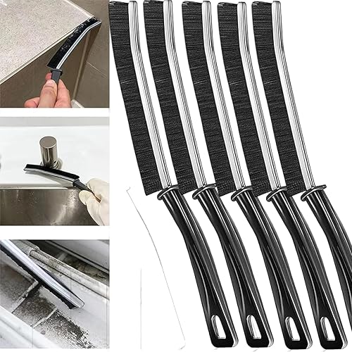 Cepillo de limpieza de hendiduras de cerdas duras, herramienta de cepillo de limpieza de huecos, cepillo limpiador de lechada, cepillo de limpieza