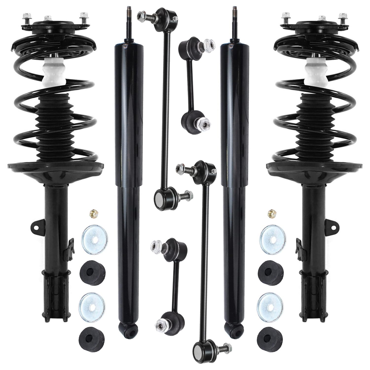 Detroit Axle - FWD 8pc Struts Suspension Kit for 2001-2005 Toyota RAV4