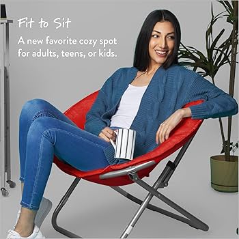 Amazon.com: Urban Lifestyle Faux Fur Saucer Chair, Adult