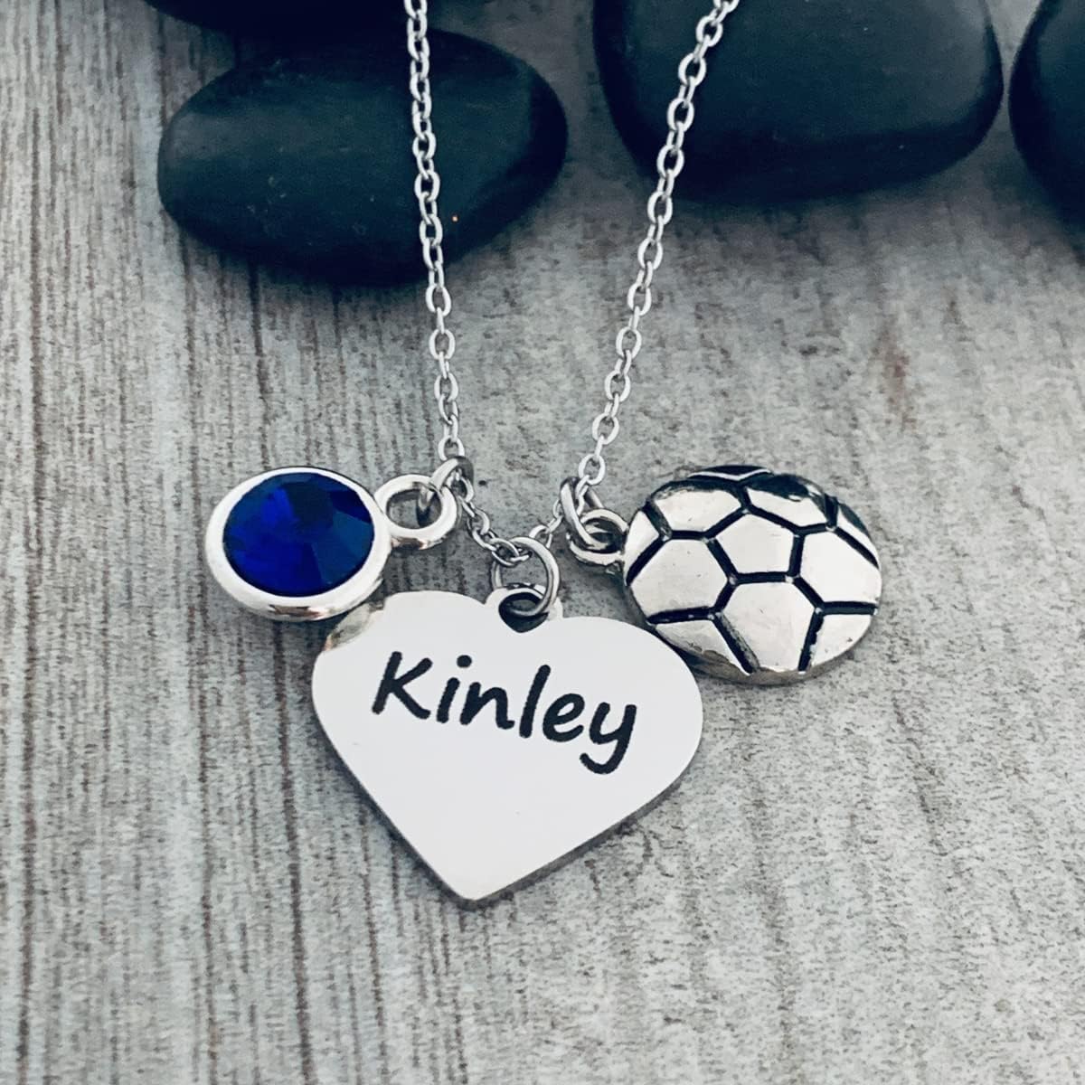 Personalized Soccer Necklace with Letter Charm, Custom Soccer Jewelry Gifts for Soccer Players, Teams & Coaches - Image 5