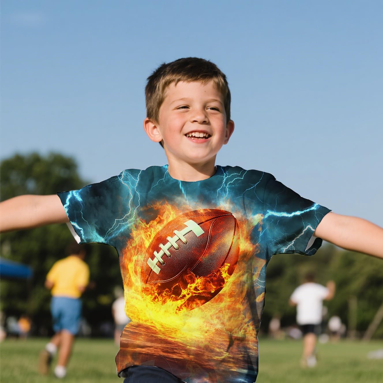 Kids Crew Neck T-Shirt – Short Sleeve Graphic Tee for Boys and Girls, Novelty Summer Top for Ages 6-16 - Image 6