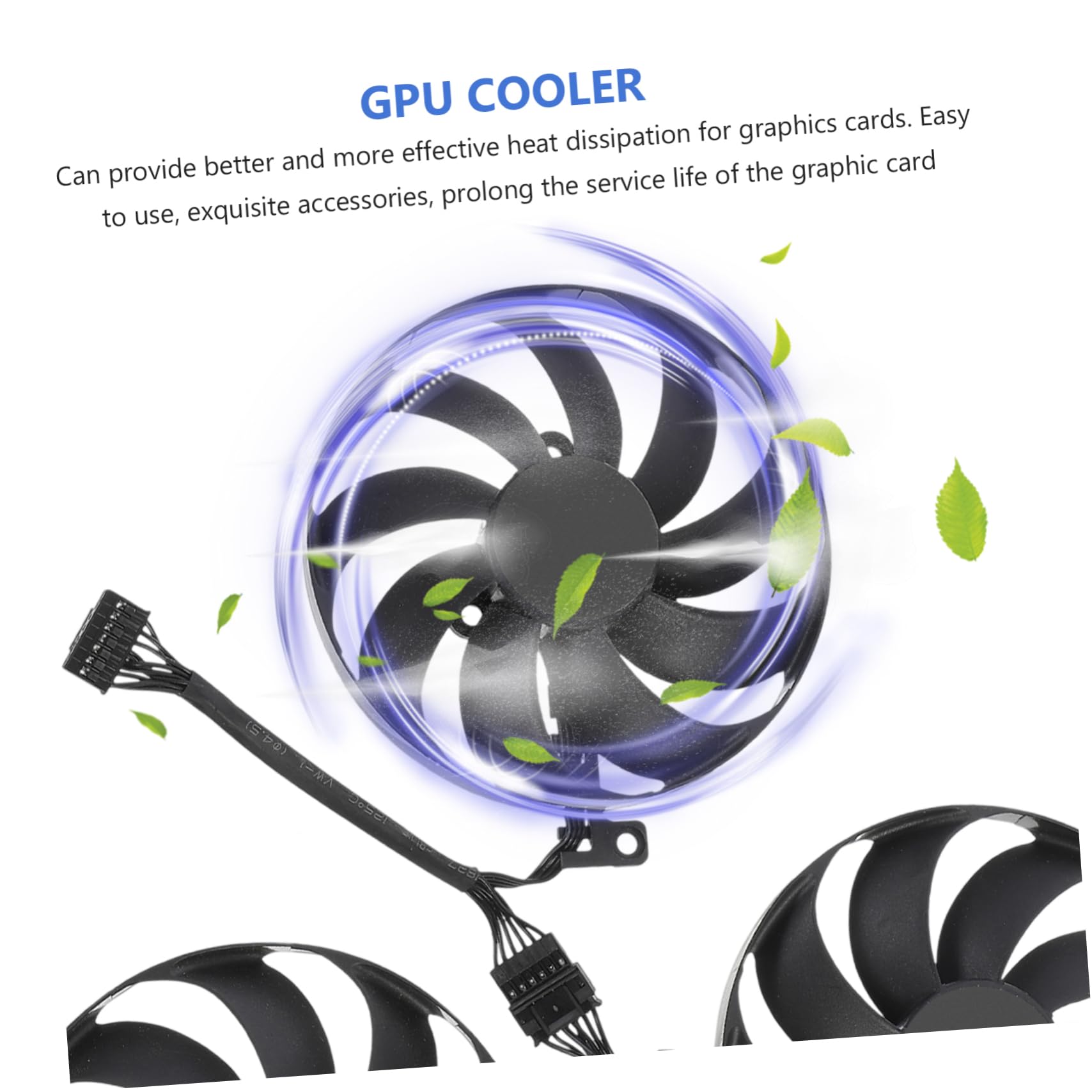 POPETPOP Ventilador de Refrigeración de Tarjeta Gráfica de Compatible Modelo Cfud Enfriador de Gpu para Uso Computadoras Tarjetas Gráficas