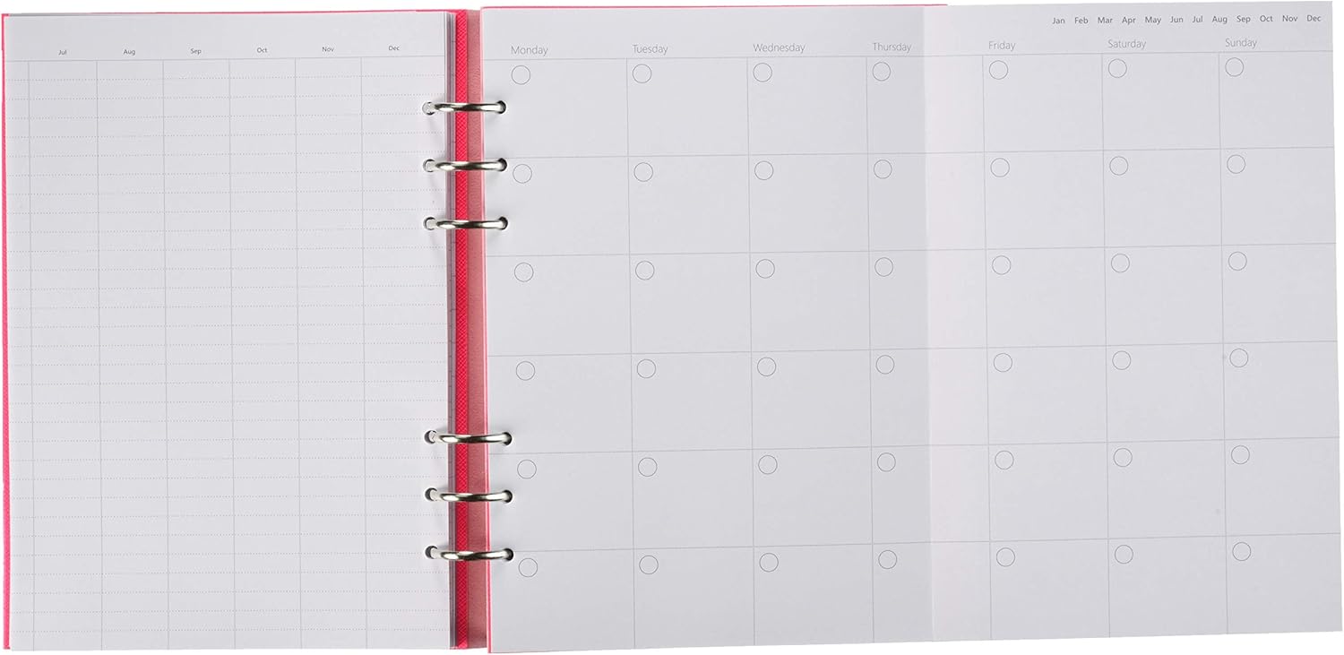 Filofax Clipbook Saffiano DIN A5 145003 Fluorescent Pink