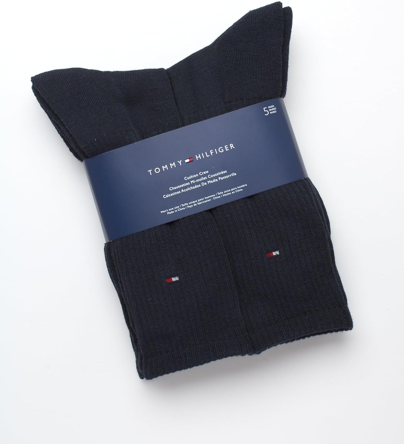 Tommy Hilfiger Men's Athletic Cushioned Crew Socks (5-Pack) - Image 3