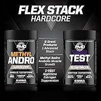 Vista 5 de PMD Sports Flex Stack Hardcore - Pila saludable de 24 horas para aumentar la masa muscular, la fuerza, reducir el dolor, la libido y el sueño