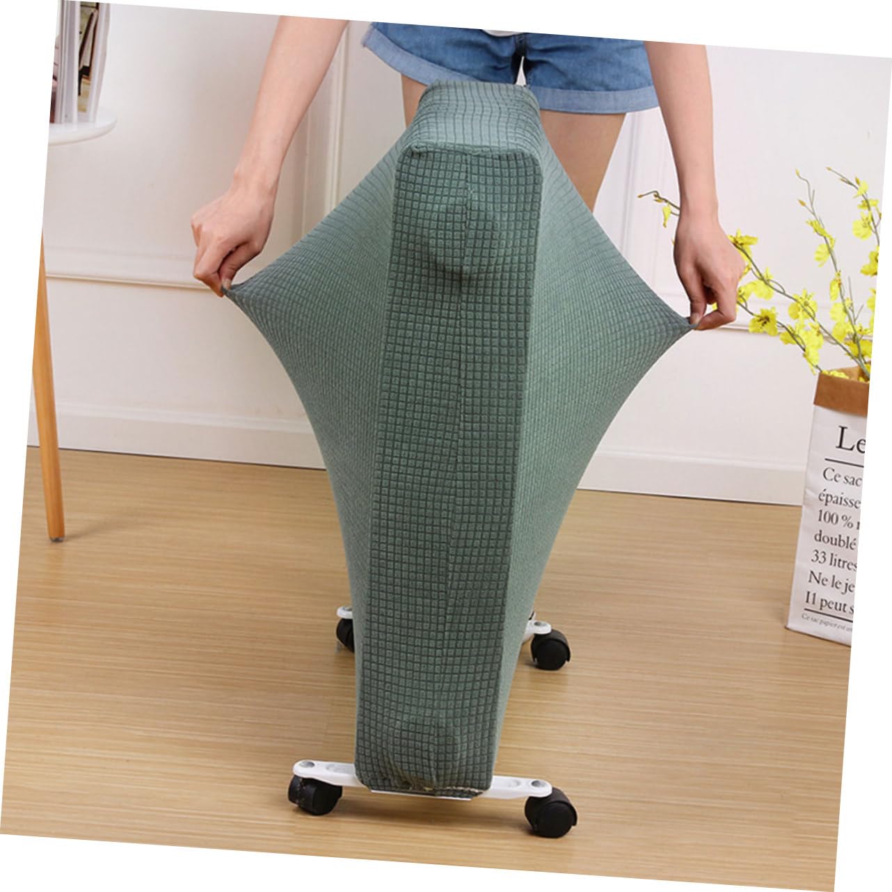 BESPORTBLE Electric Heater Cover Polyester Material Portable Breathable Radiator Cover