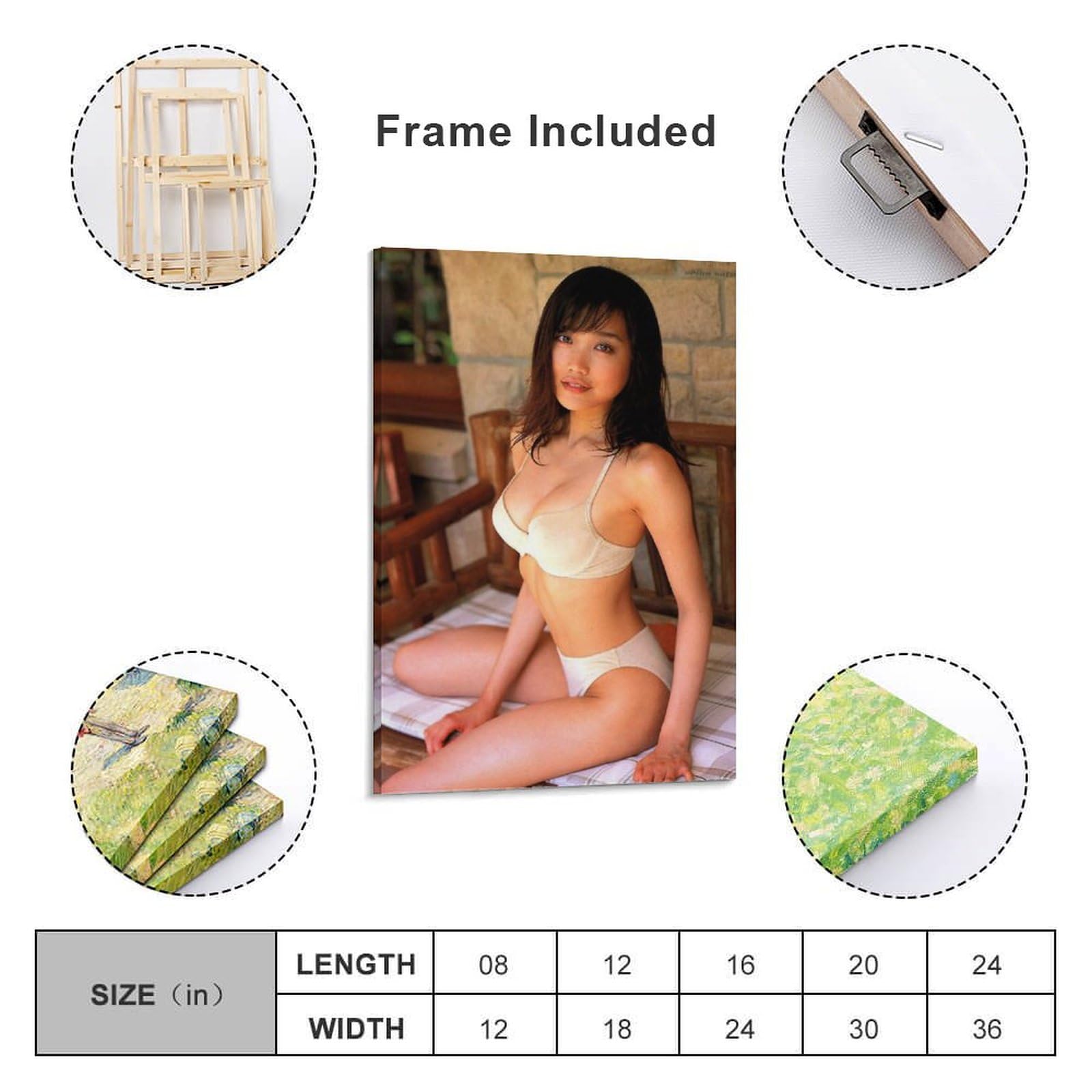 Amazon.co.jp: 佐藤江梨子セクシービキニ写真ポスター壁の絵 印刷