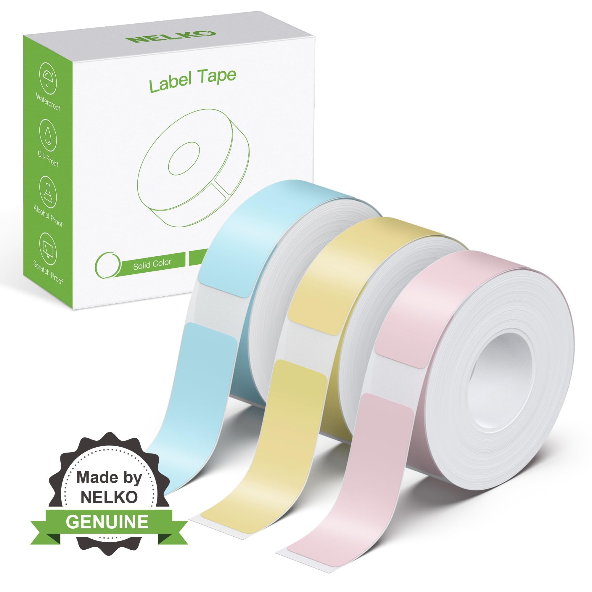 NELKO Genuine P21 Label Maker Tape, Adapted Label Print Paper, 14x40mm ...