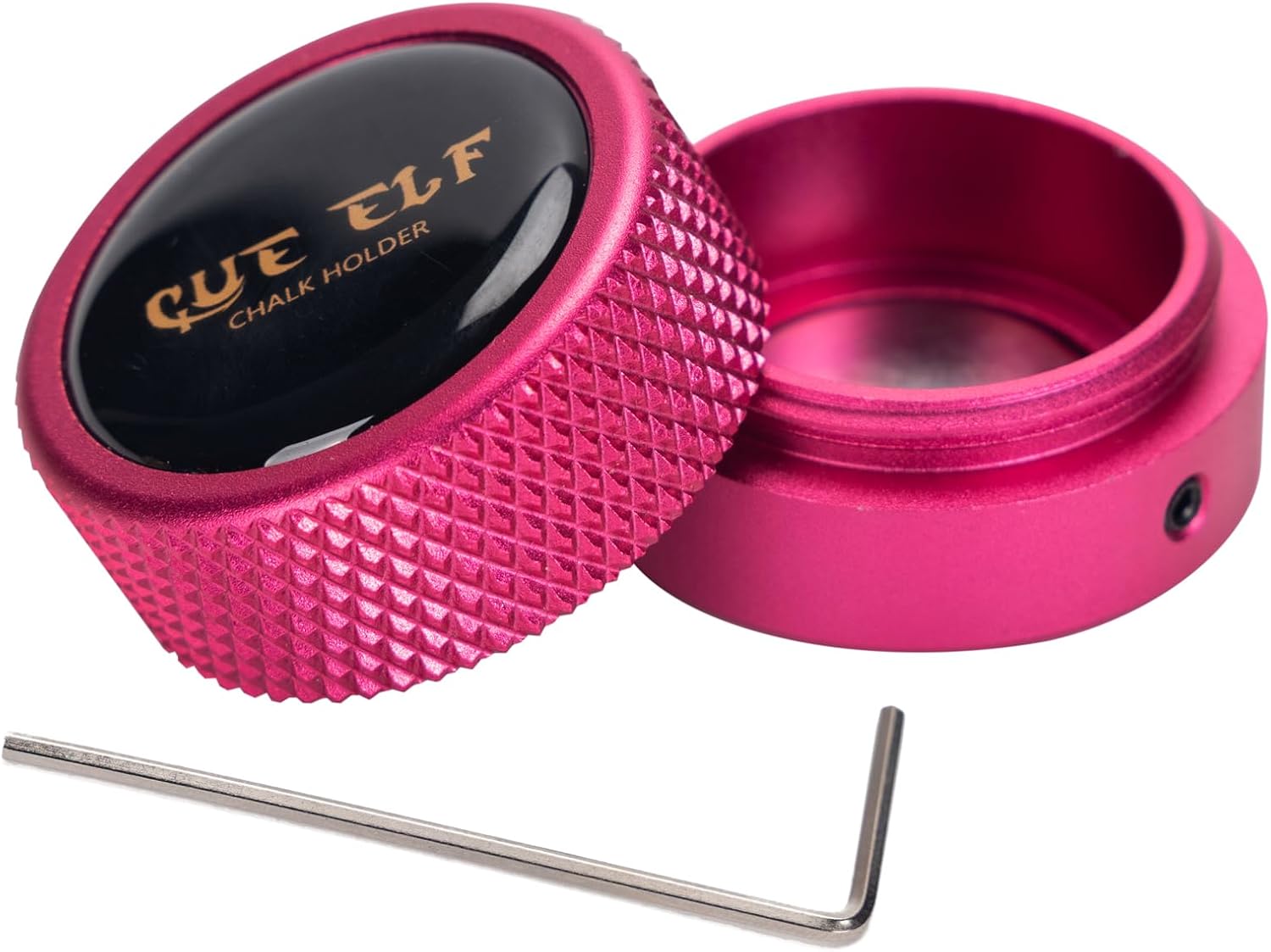 CUEELF Round Pool Chalk Holder Pool Cue Chalk Holder Pool Billiards Accessories Portable Mini Chalk Case Pool Table Accessory