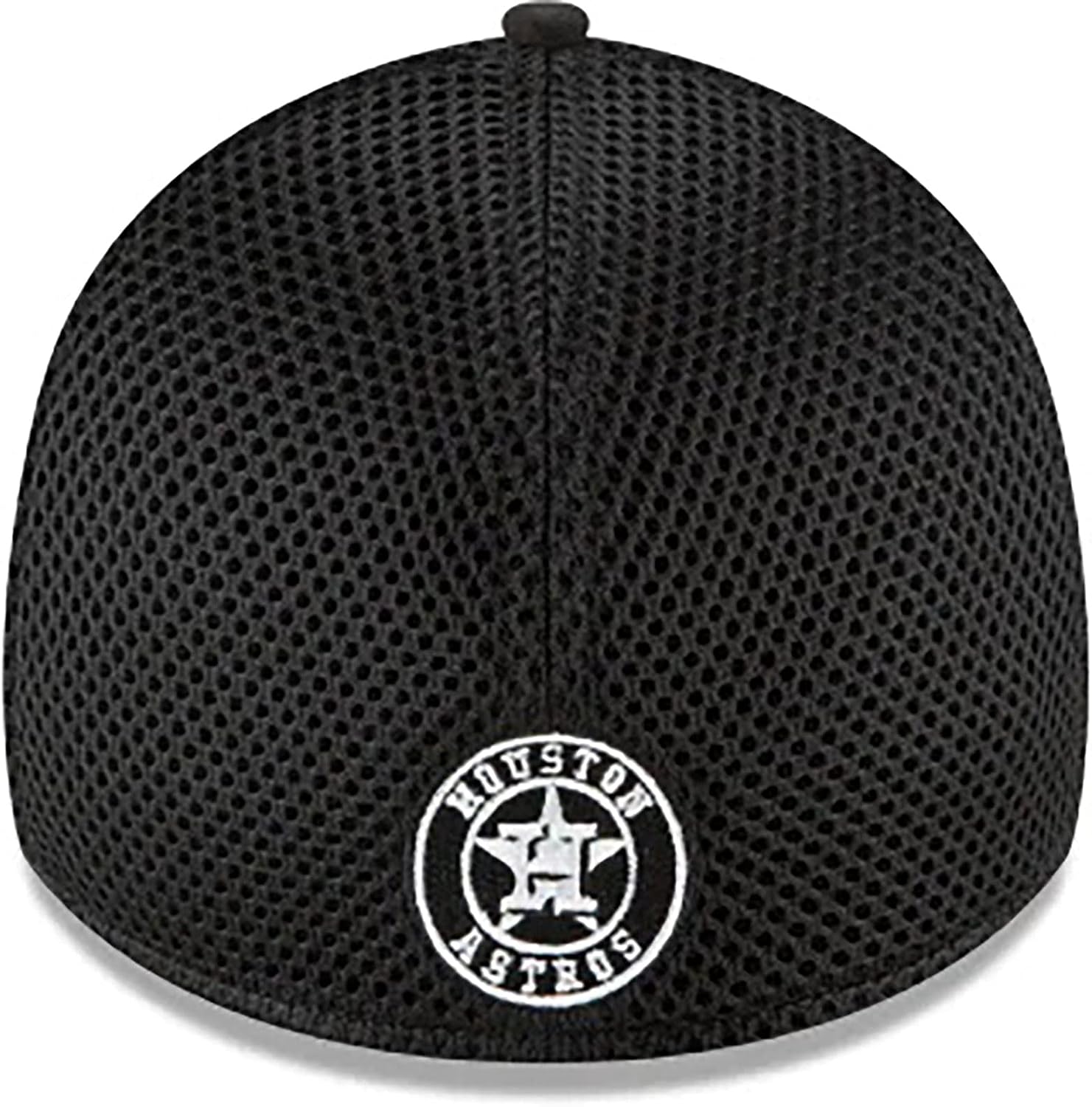 New Era Authentic Houston Astros Black Neo 39THIRTY Flex Hat (M/L) (S/M) - S/M