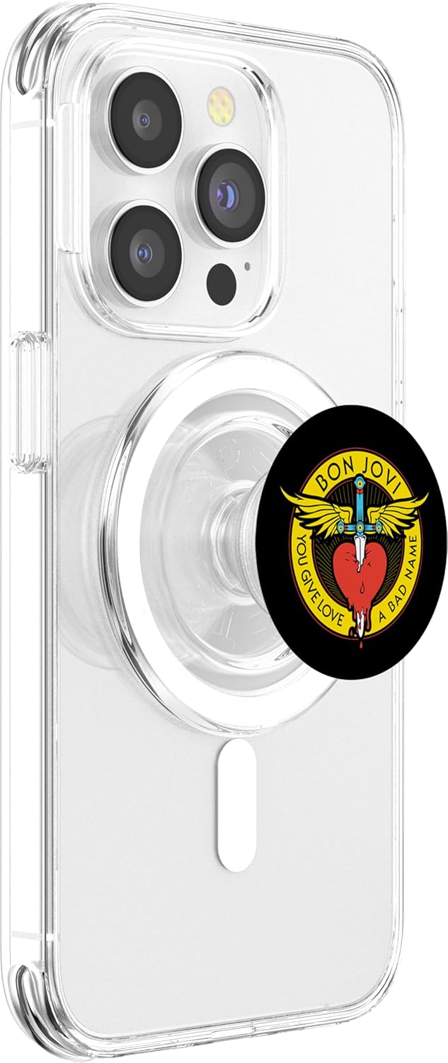 Bon Jovi You Give Love a Bad Name PopSockets MagSafe PopGrip for iPhone