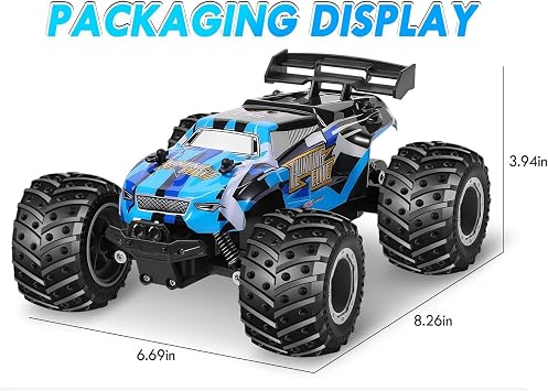 Solira Store - 1:18 Ölçek 2.4GHz Uzaktan Kumandalı RC Off Road Drift Araba 15 Km/h Hızlı Şarjlı LED Işıklı Amortisörlü 1200 mAh Batarya 45 dk Sürüş Süresi (Yeşil)