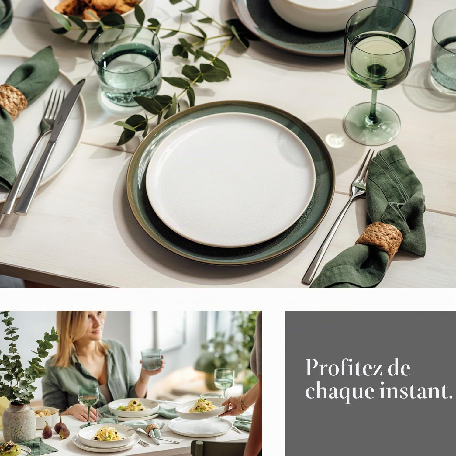 like. by Villeroy & Boch Winter Glow - Boîte à biscuits, blanche, en porcelaine