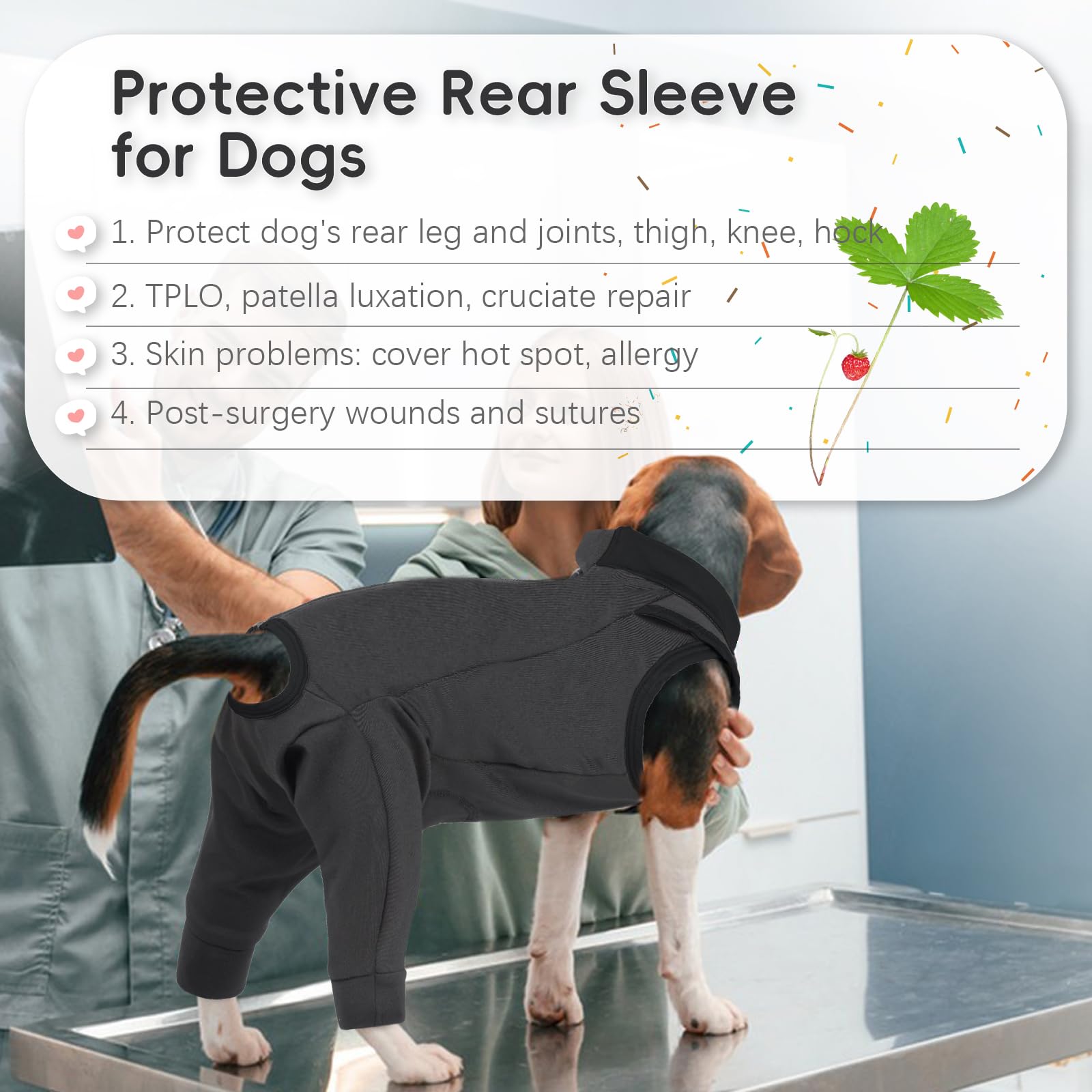 PUMYPOREITY Traje Recuperación para Perros, Body Perro Post Cirugía Hembra Traje Recuperacion Quirurgica Perro Camisa de Recuperación Anti Lamiendo Perros Protector Después de La Cirugía(Gris, L)