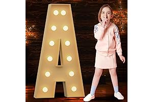 DIY Marquee Light Up Letters for Baby Shower