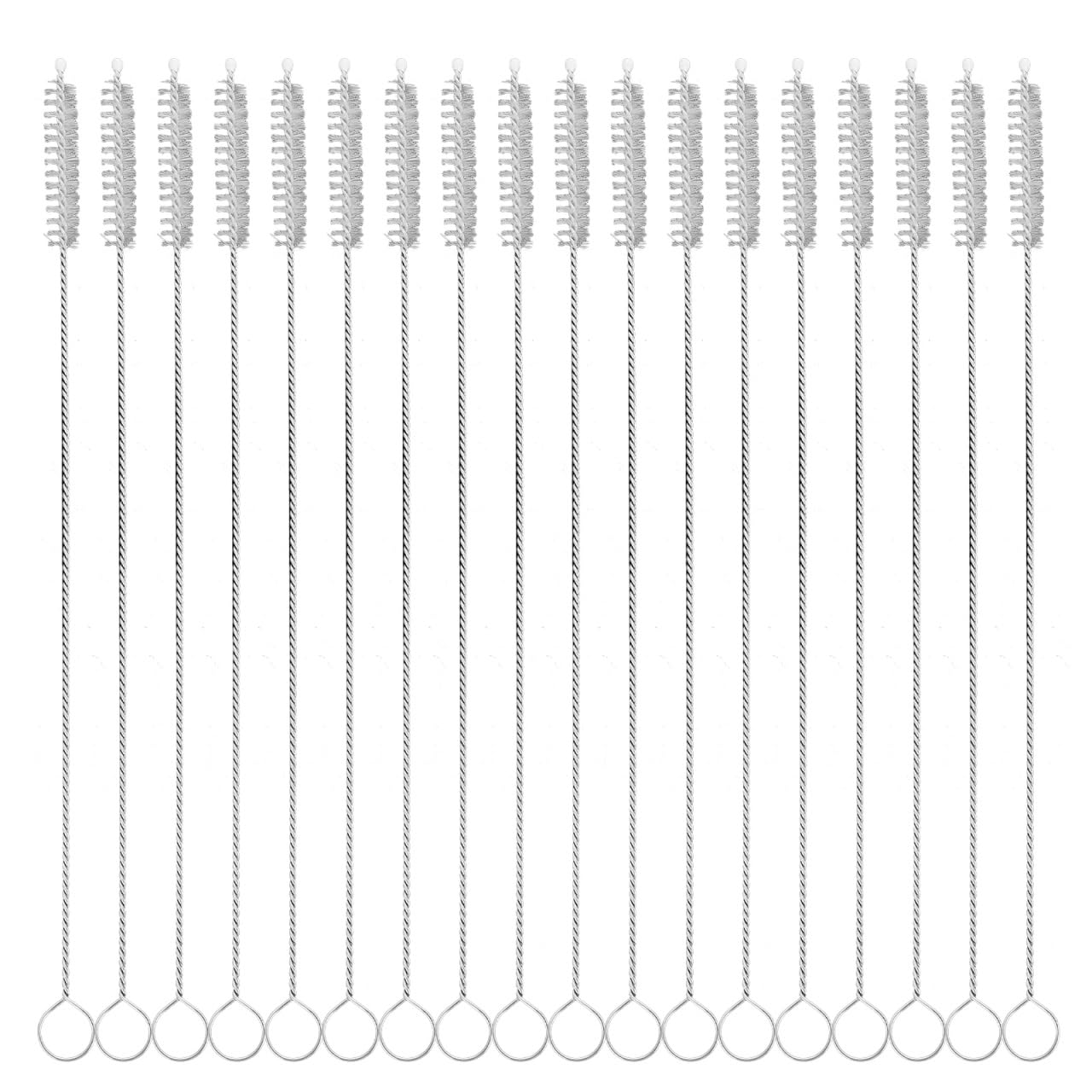 Brosses de nettoyage paille inox et goupillon bouteille sport SOLUSTRE pour espaces étroits