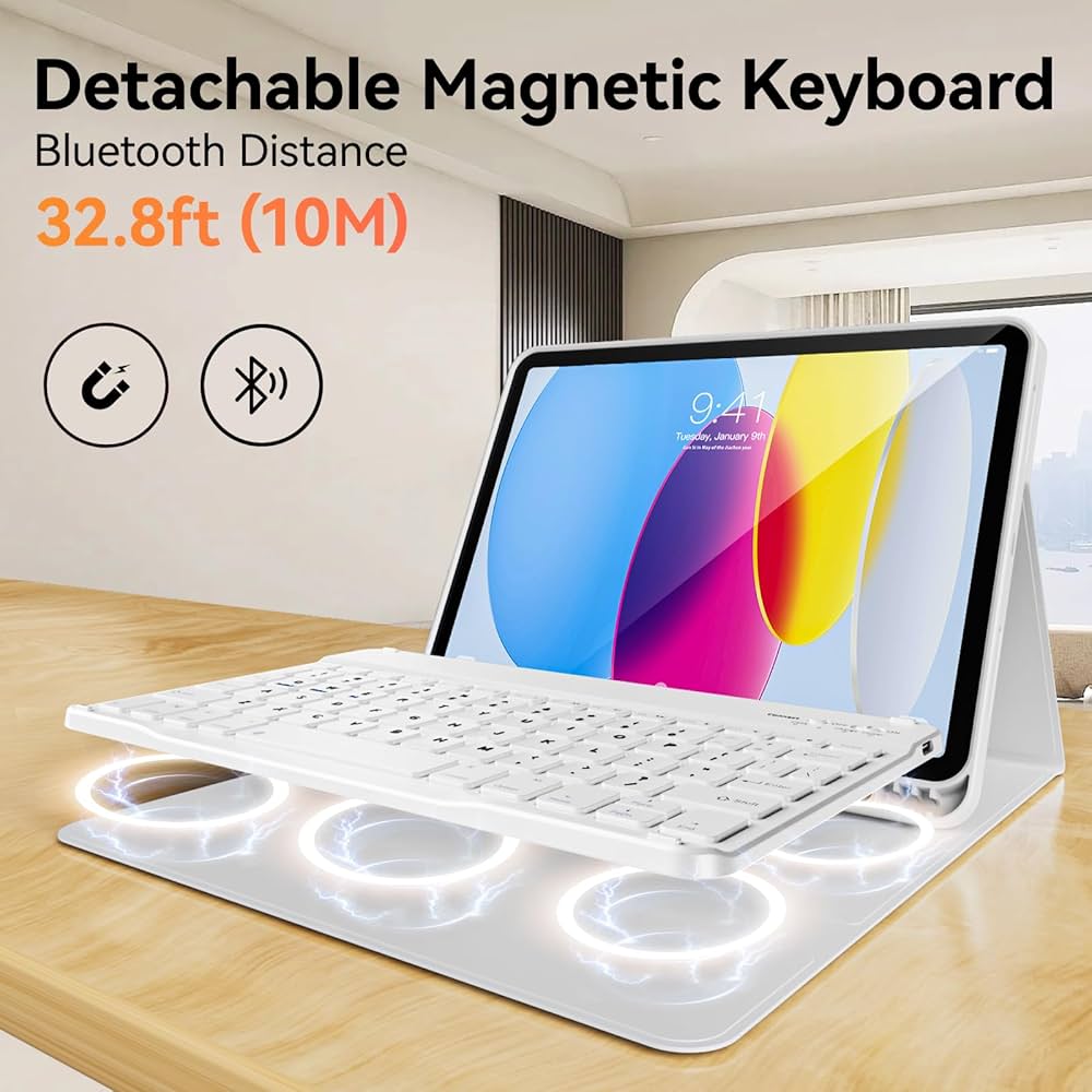 Bluetooth Keyboard iPad 第10世代、iPad A16 Amazon.com: Keyboard Case for iPad A16 2025 11th Generation