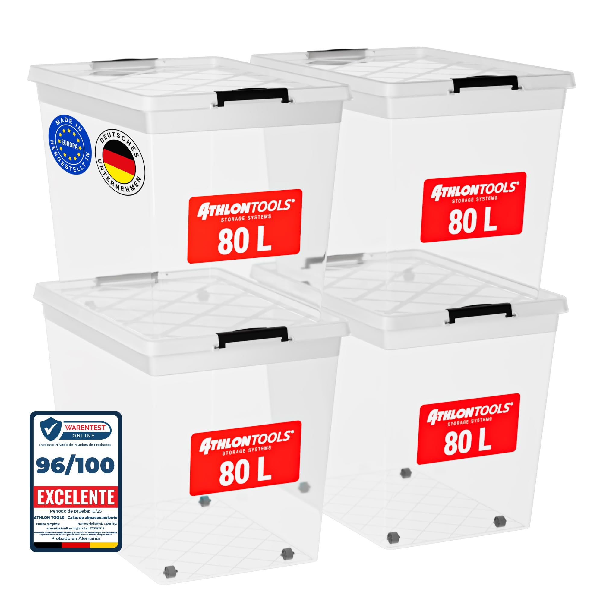 Caja plástico sistema clip-on