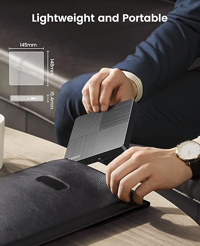 Miniatura 5 de ORICO Grabador externo de CDDVD portátil CDDVD +-RWDVD CD ROM Rewriter compatible con computadora portátil de escritorio, PC, Windows Mac Pro,