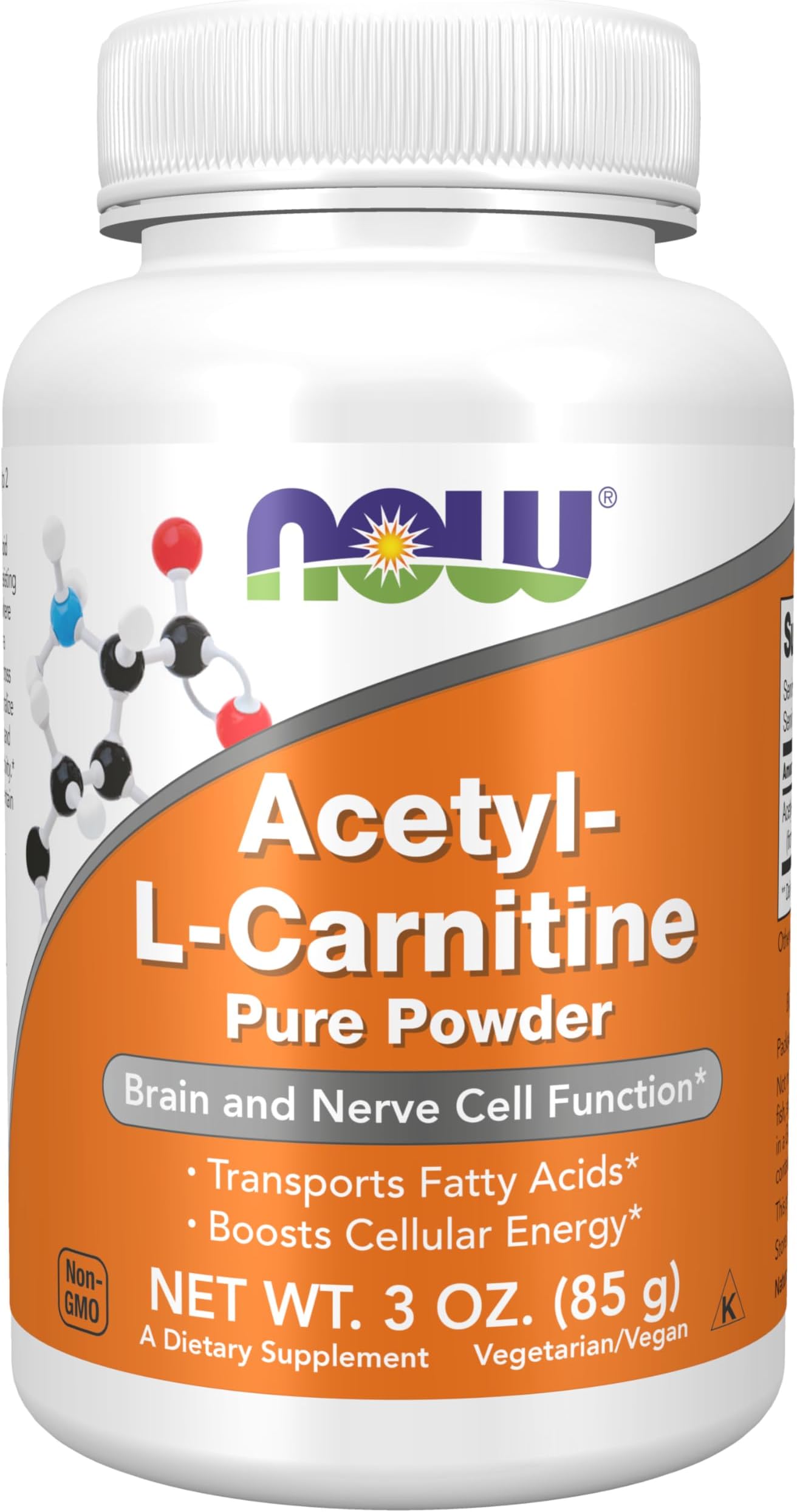 Acetyl L-Carnitine Pure Powder Supplement (3oz)