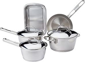 Jogo de Panelas em Aço Inox 5 peças Allegra Tramontina