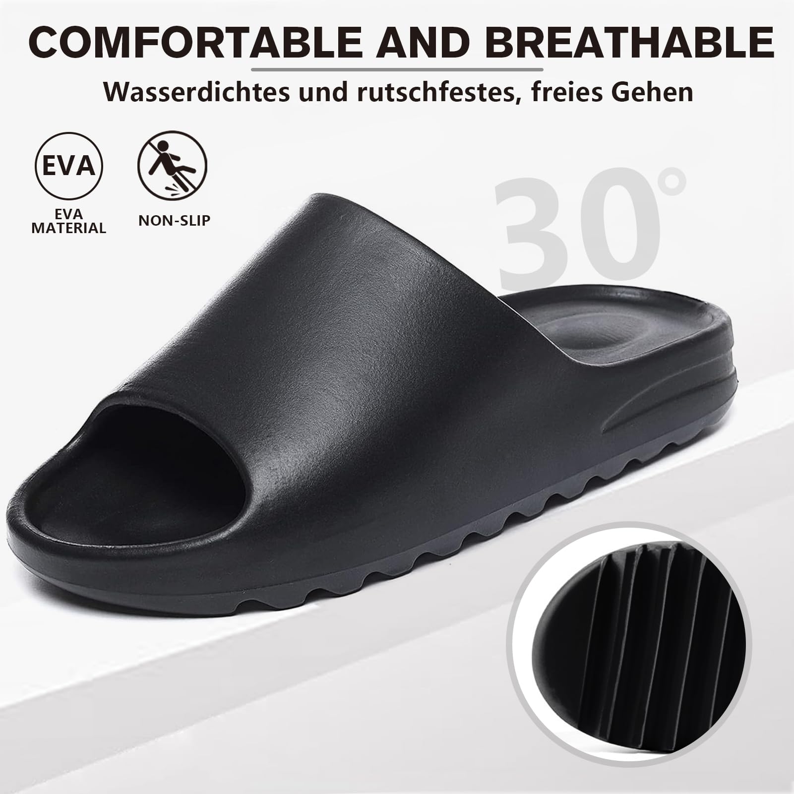 Donna Uomo Ciabatte Sandali Pantofole Ultra Morbide Nuvola Donna Cuscino Sandali da Doccia Pantofole Antiscivolo Spiaggia Piscina Slide Pantofole da Casa