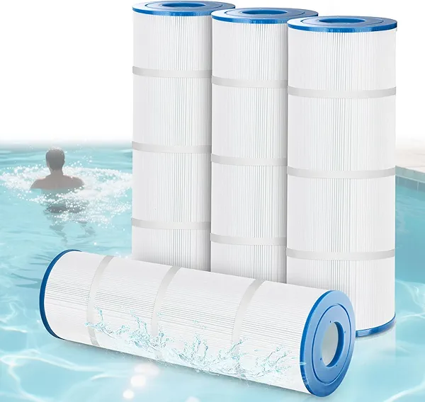 LumiPure C-7470 Pool Filter Cartridges Compatible with Pentair CCP320, Clean & Clear Plus 320 | 7" x 20 1/16" | 4x80 sq.ft | Fits FC-1976, PCC80, 178580 (4 Pack)