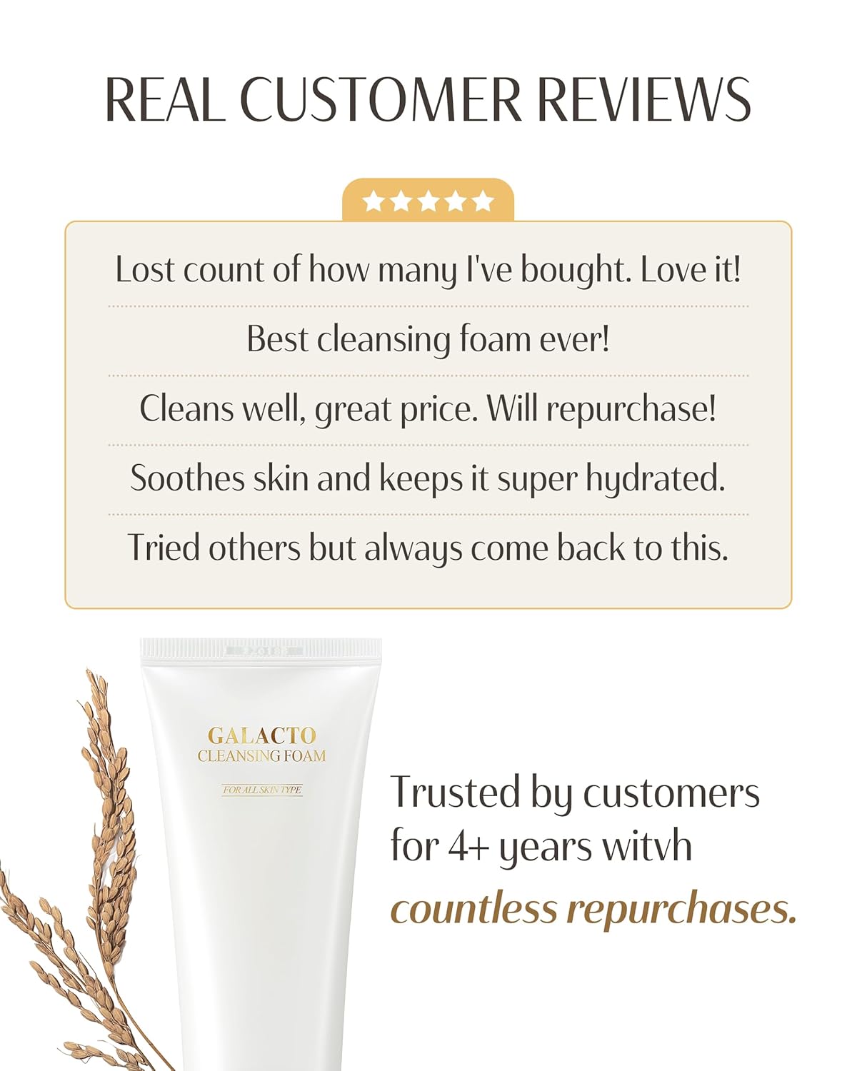 DR.PEPTI Galacto Cleansing Foam - Korean Face Wash with Fermented Galactomyces, Peptides - Exfoliating and Removes Sebum - Rich Creamy Bubble Foam Gentle Daily Cleanser, 3.72 fl.oz. - Image 8