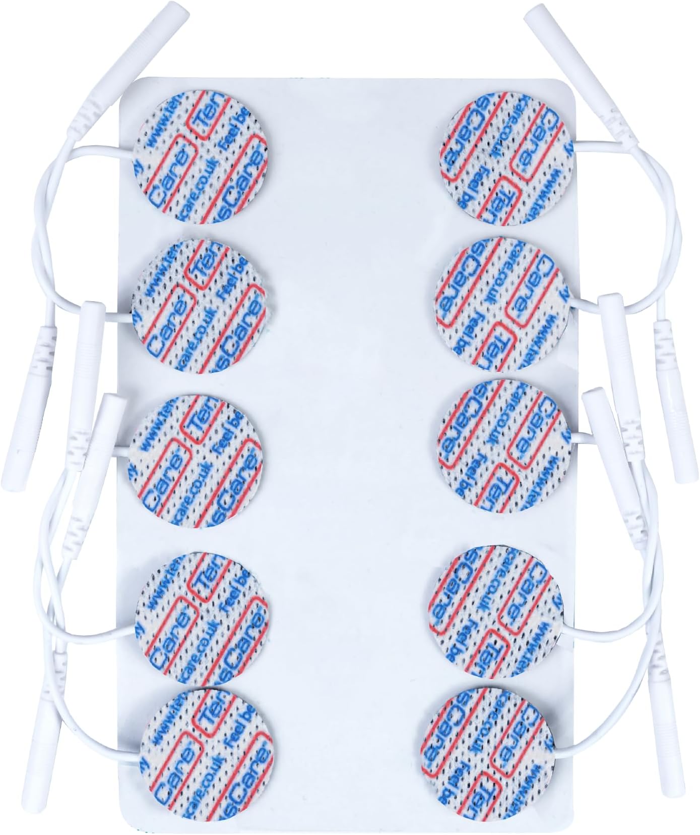 TensCare 25mm Circular TENS/EMS Re-usable Electrode Pads, Total 10 (Eligible for VAT relief in the UK)