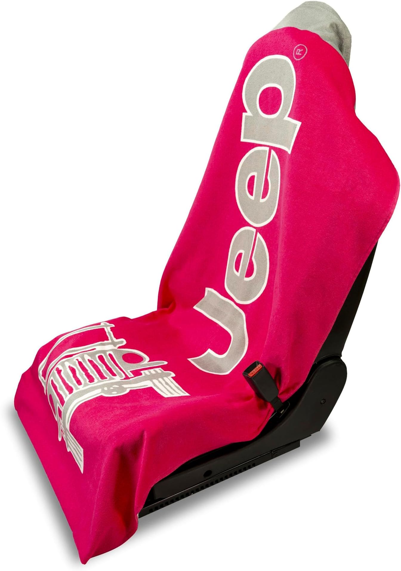 Jeep Seat Towel - Universal Fit Soft Machine Washable Jeep Towel - Easy Install, Multipurpose Towel2Go Seat Cover for Jeep - Pink