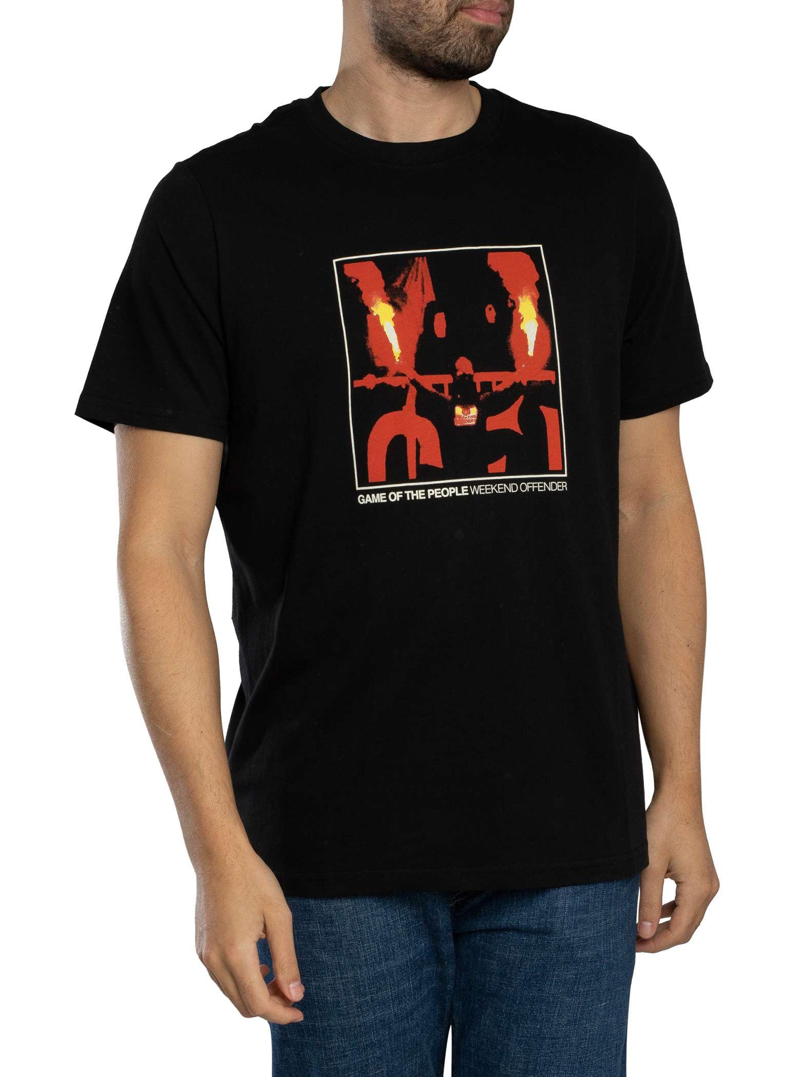 Weekend Offender Men's The People Graphic T-Shirt, Black