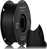 TINMORRY PLA Filament 1.75mm 1kg, Matte PLA 3D Printer Filament, Compatible with Bambu Lab FDM 3D Printer, 1 KG 1 Spool, Matte Black