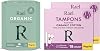 Rael Organic Cotton Cover Regular Pads 28count & Compact BPA-Free Plastic Applicator Tampons Regular, 36 Count Bundle