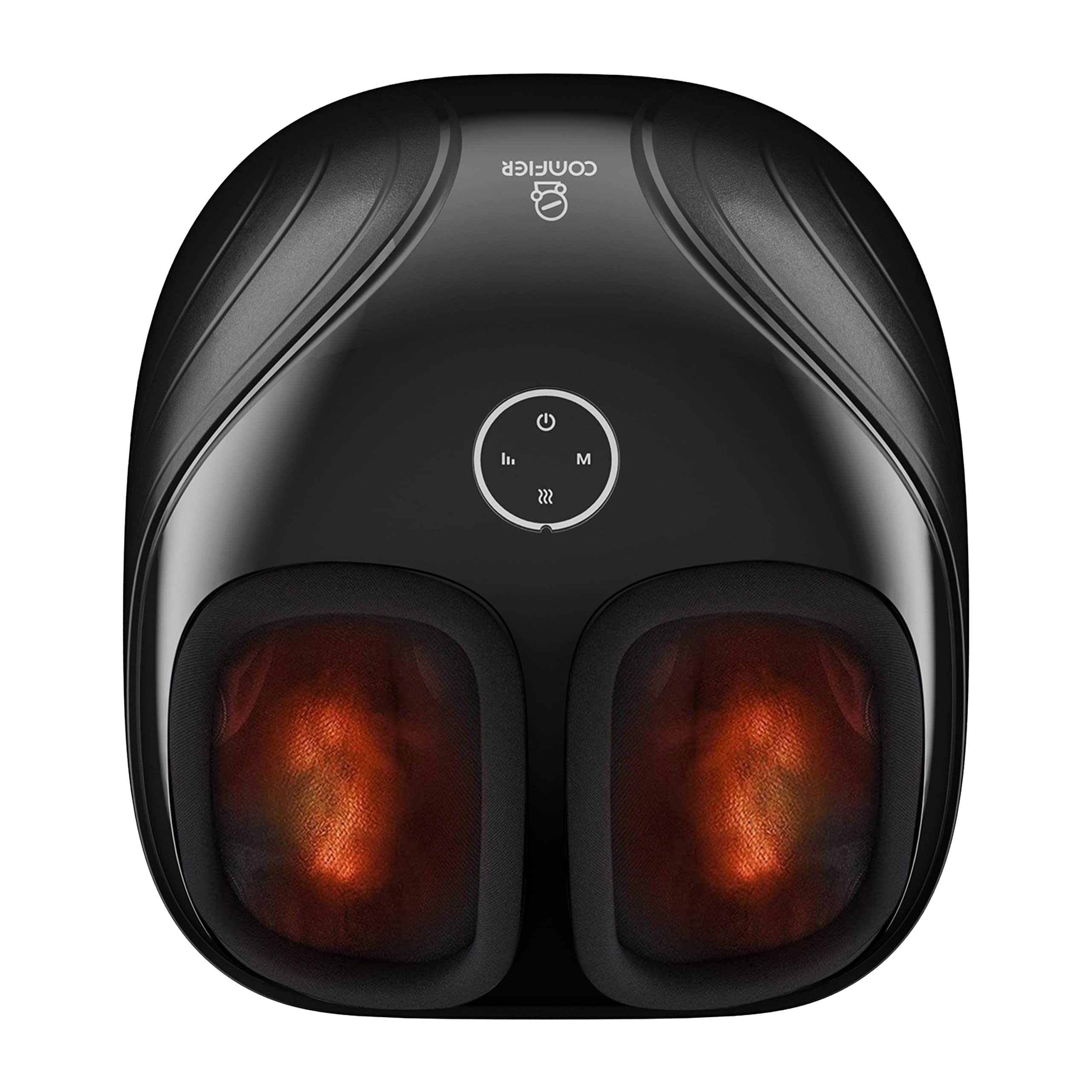 COMFIER Massaggiatore per Piedi, Shiatsu massaggiatore piedi con calore, Impastamento e compressione per la fascite massaggiatore plantare, Fino al numero 46