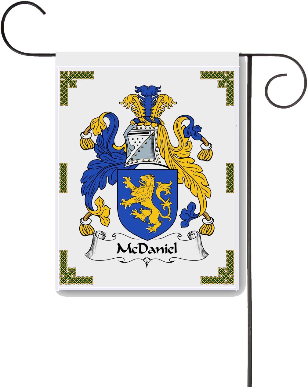 McDaniel Coat of Arms/McDaniel Family Crest 11 X 15 Garden