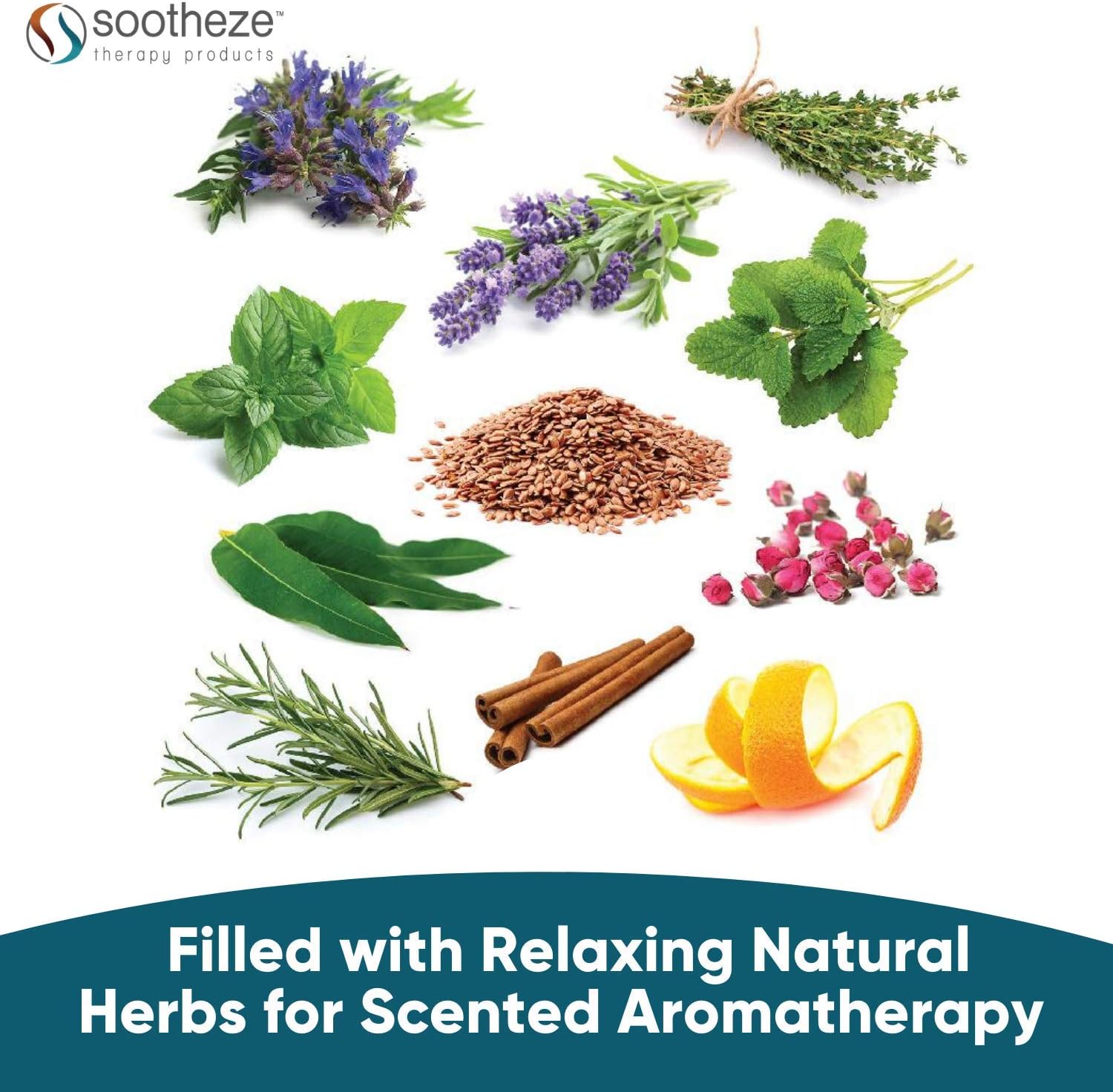 Uр Tо 50% оƒƒ Sootheze Aroma Dog Collar Wrap Aromatherapy Scented Stuffed Animal Sensory Toy – Therapeutic Microwavable Heating Pad - Hot Cold Therapy Pad (Dog Collar Wrap)