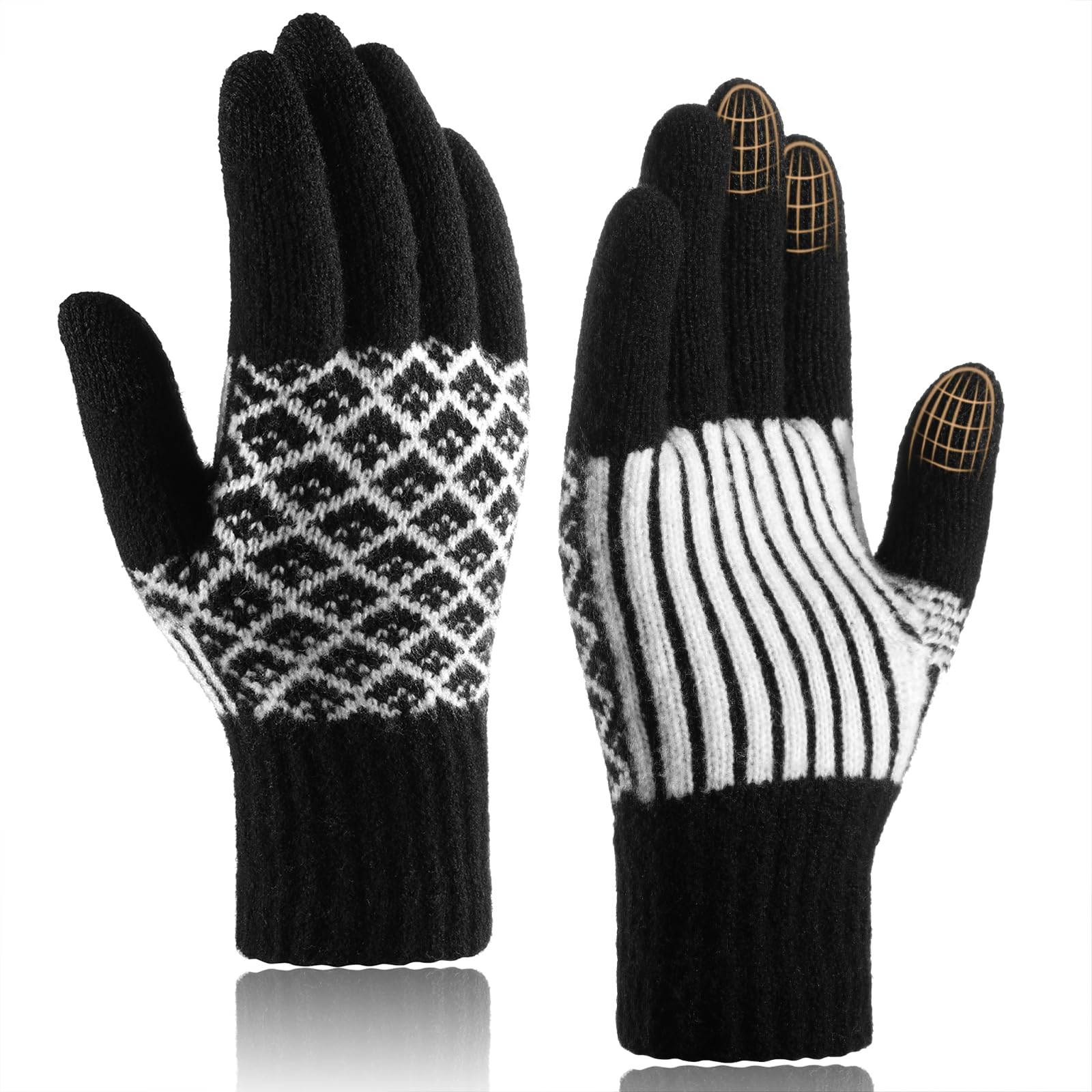 Achiou Women's Winter Gloves