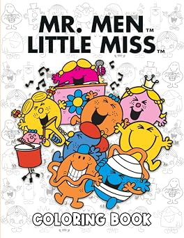 Mr Men And Little Miss Coloring Book Great Gifts For Anyone Being Addicted To Mr Men And Little Miss To Unwind And Enjoy Anime Coloring Book With +40 High Quality and ... For Kids, Boys, Girls