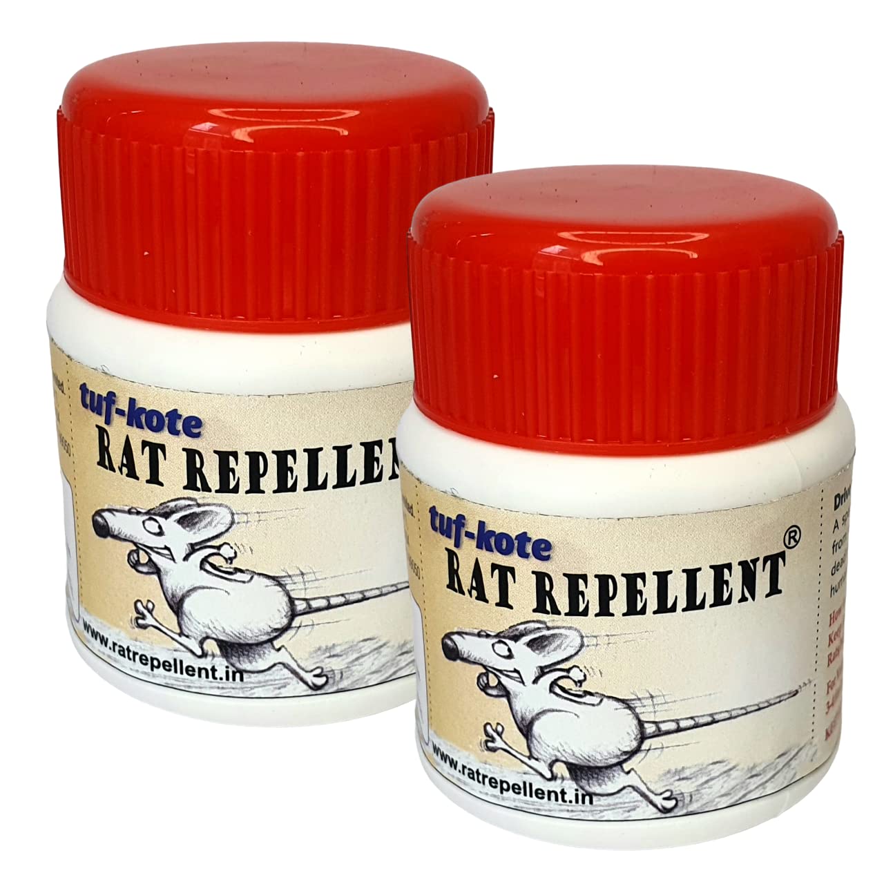 tufkote® Organic Rat Repellent Cake, NonToxic, NonPoisonous, Rat