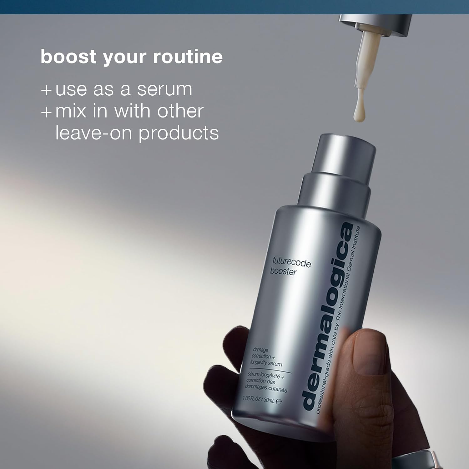 Dermalogica Futurecode Booster Face Serum for Damaging Correcting and Longevity - Niacinamide, Hyaluronic Acid, and Omni-Antioxidant Blend, 1 fl oz