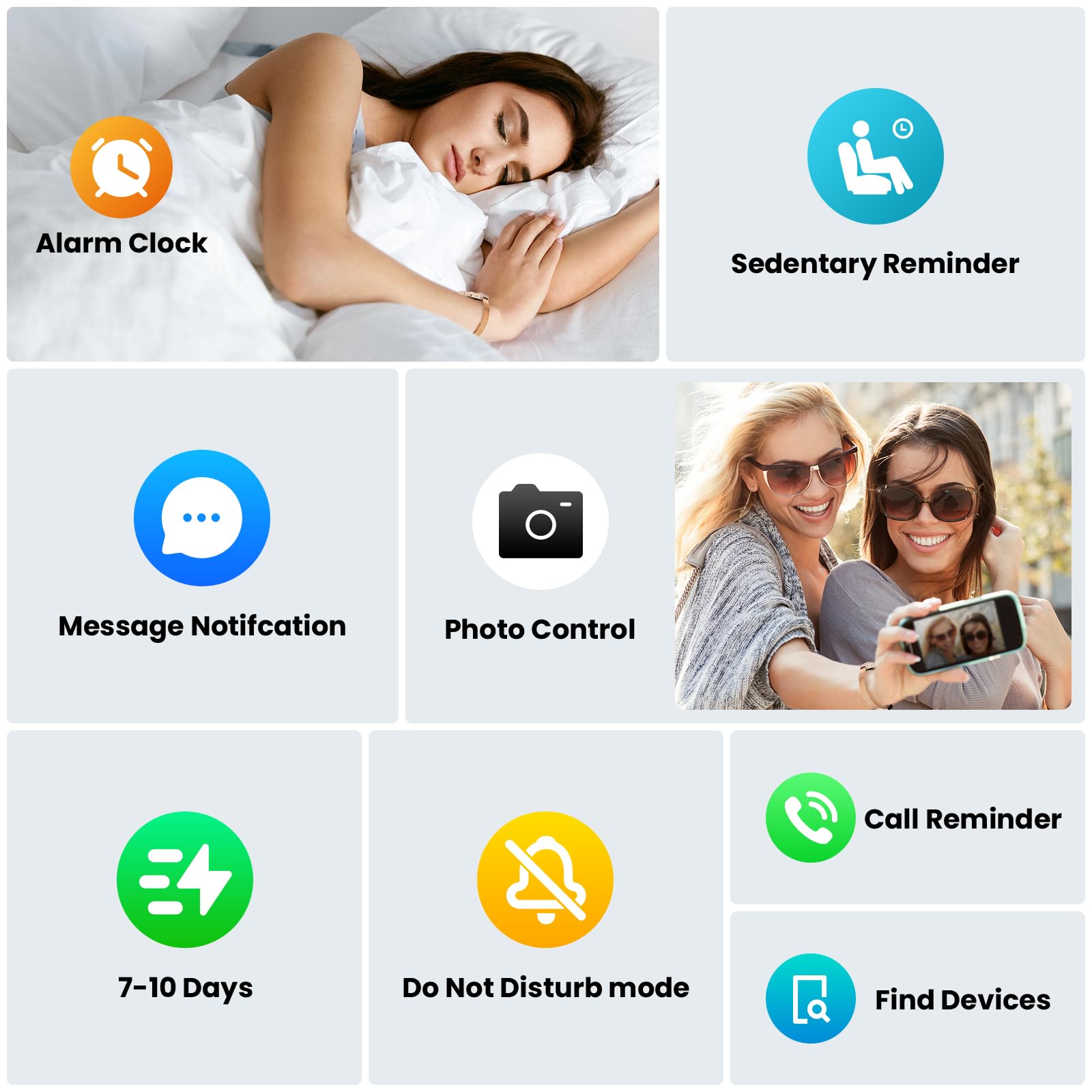 Women's Smart Bracelet with 2 Bands, Health Fitness Tracker, 24/7 Heart Rate/Blood Oxygen/HRV/Sleep Monitor, Fashion Ruby Wristband with Message/Call Reminder Free Subscription (Rose Gold)