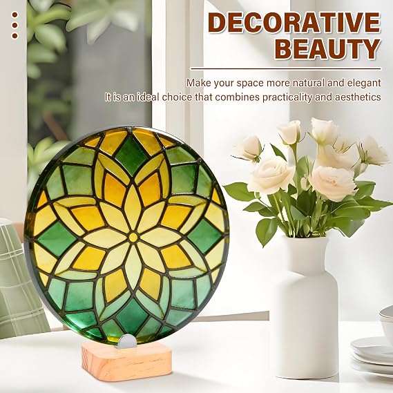 4 Pcs Wood Display Stand,Adjustable Glass Display Stands,Rustic Fused Glass Art Base,7cm Decorative Plate Stand Holder for Glasses Art Creations Stained Ceramic Tiles Plaques Collectibles(7 CM)